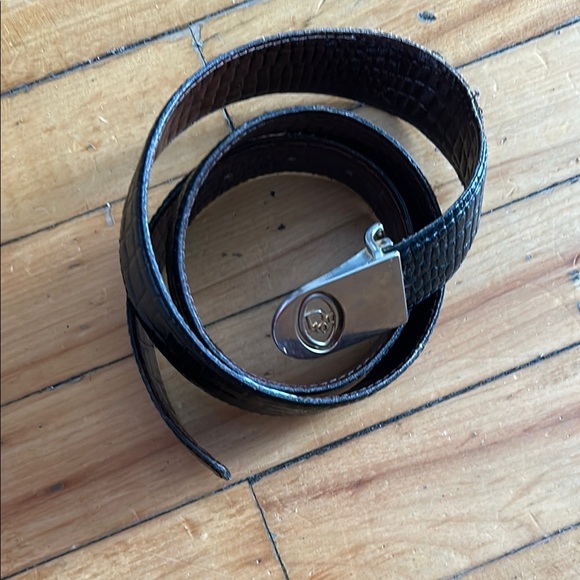 Vintage Dior croc embossed belt - Picture 1 of 2